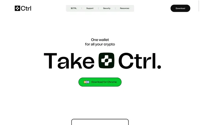 Secure and powerful crypto wallet | Ctrl Wallet