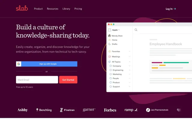 Slab, knowledge-base, collaboration