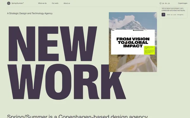 Spring/Summer, brutalist-typography, editorial