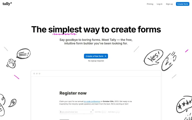 Tally Forms