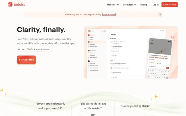 Todoist, productivity, minimal