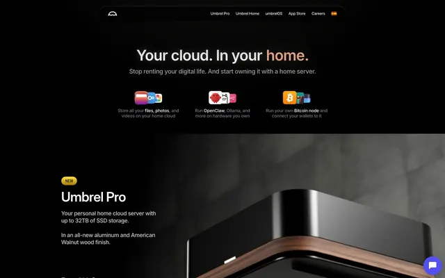 Umbrel, dark mode, dark-mode