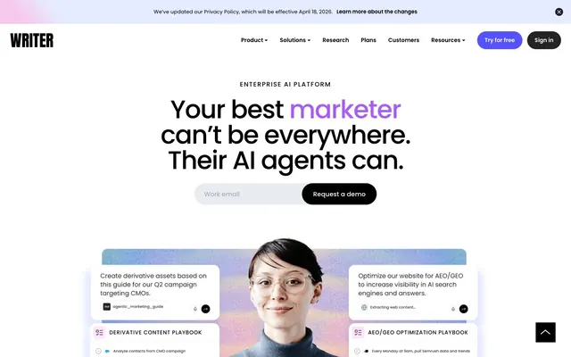 WRITER, SaaS, AI