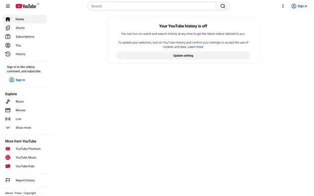 YouTube, minimalist, minimal