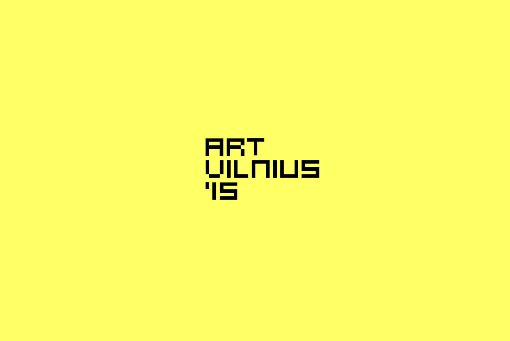 Art Vilnius identity system, minimal, technical, warm