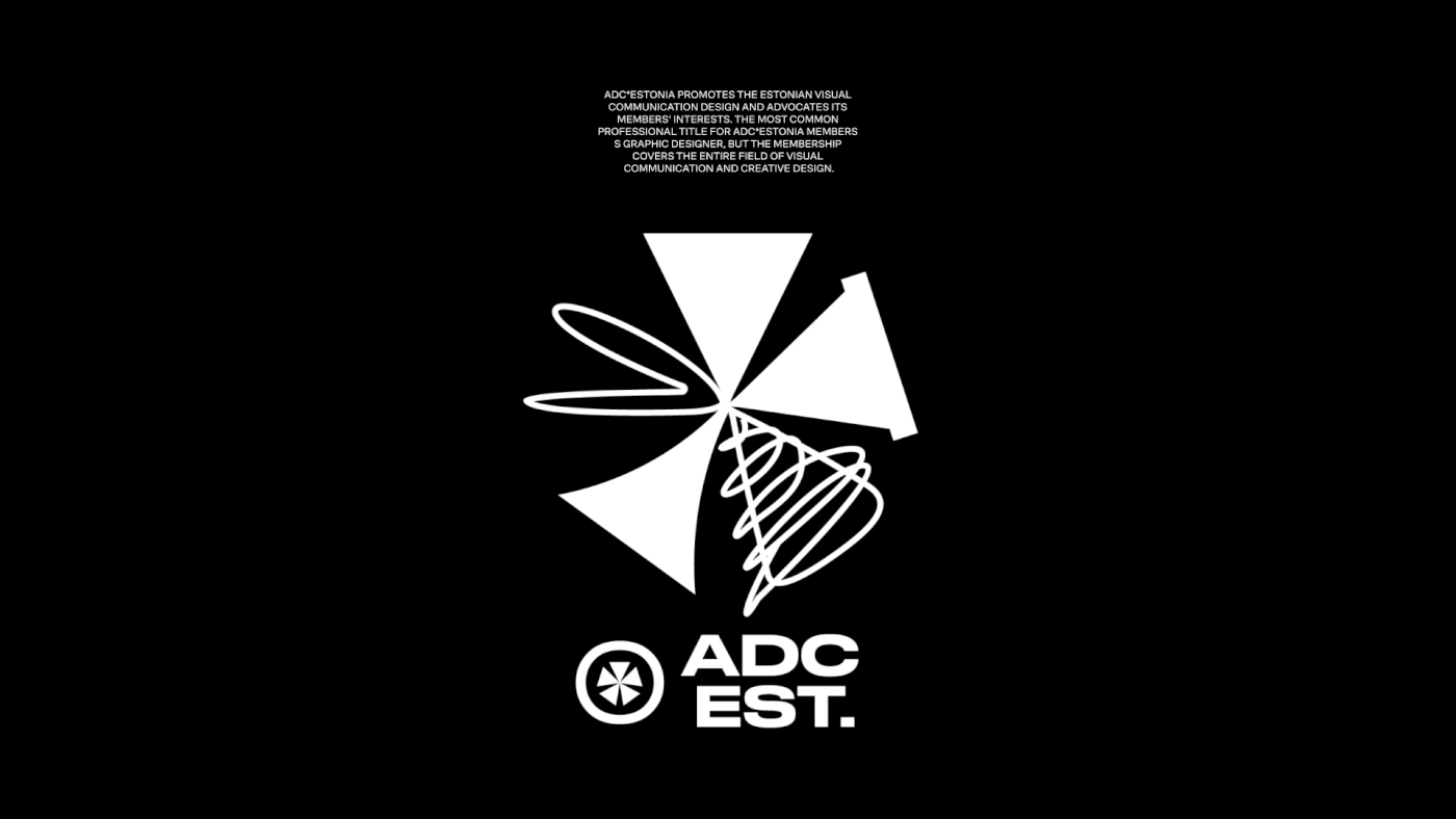 ADC EST rotating identity system, minimal, geometric, dark