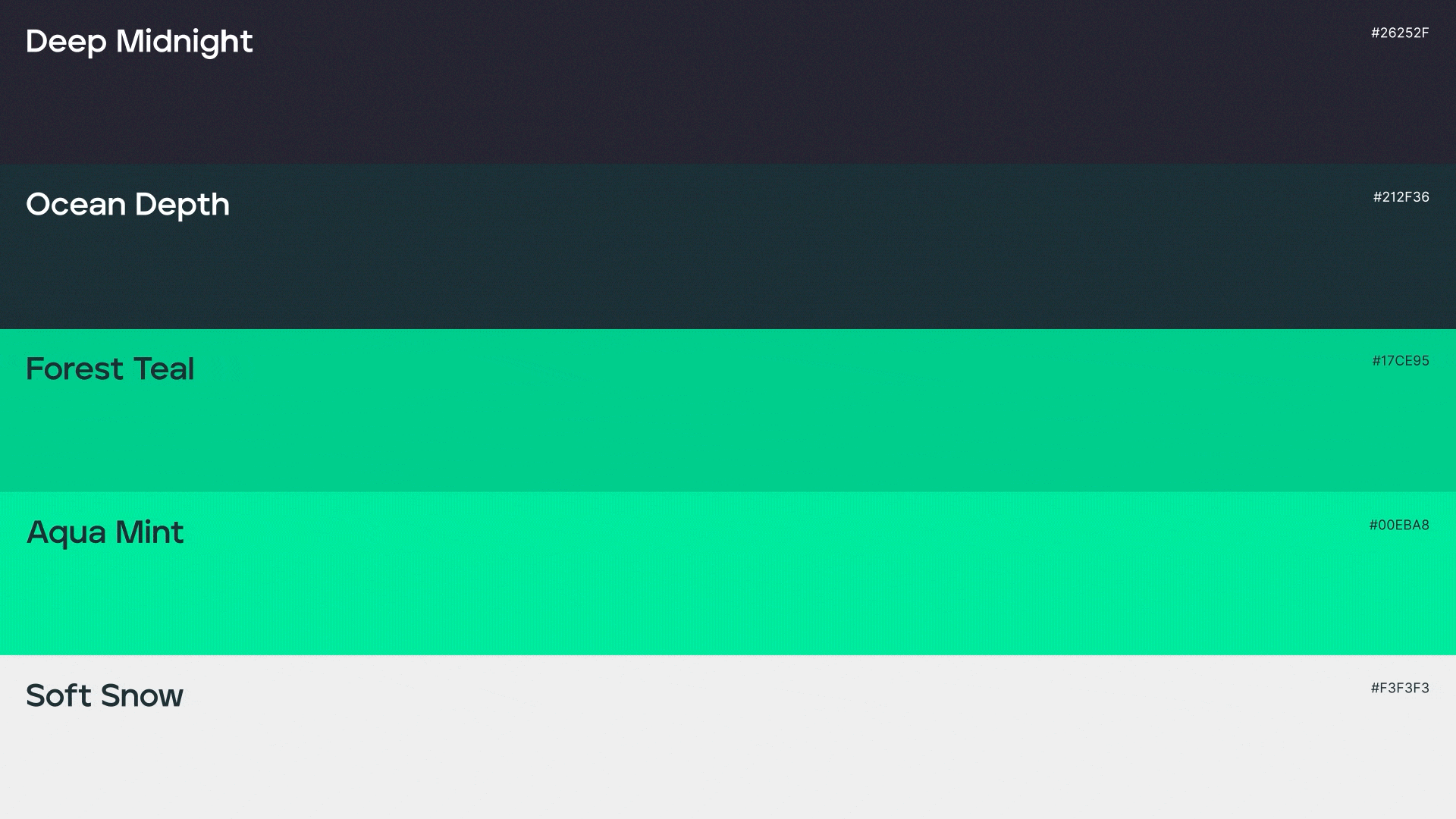 913.ai animated color palette spec, dark-mode, minimal, dark