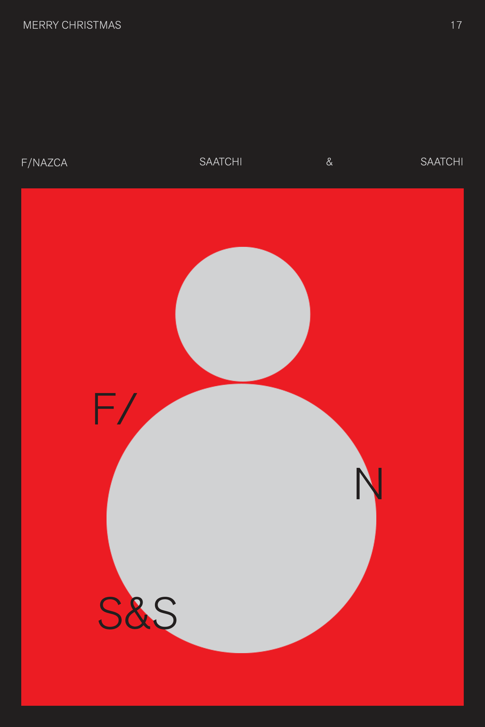Animated type specimen with red accent, minimal, geometric, dark
