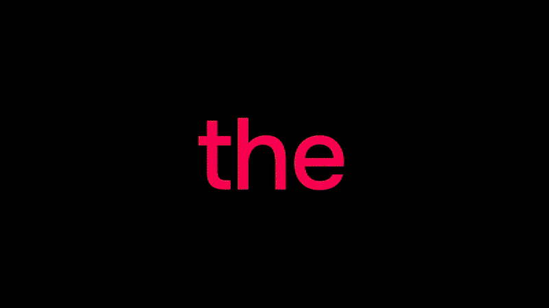 Vibrant monochromatic typeface specimen, minimal, editorial, dark