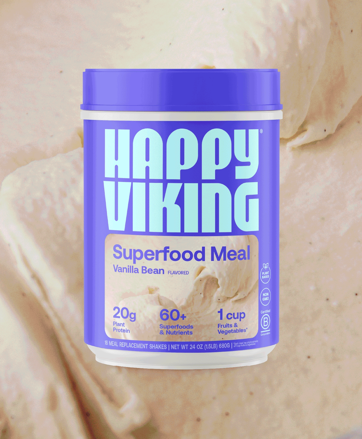 Happy Viking flavour range packaging cycle, flat, photographic, vibrant