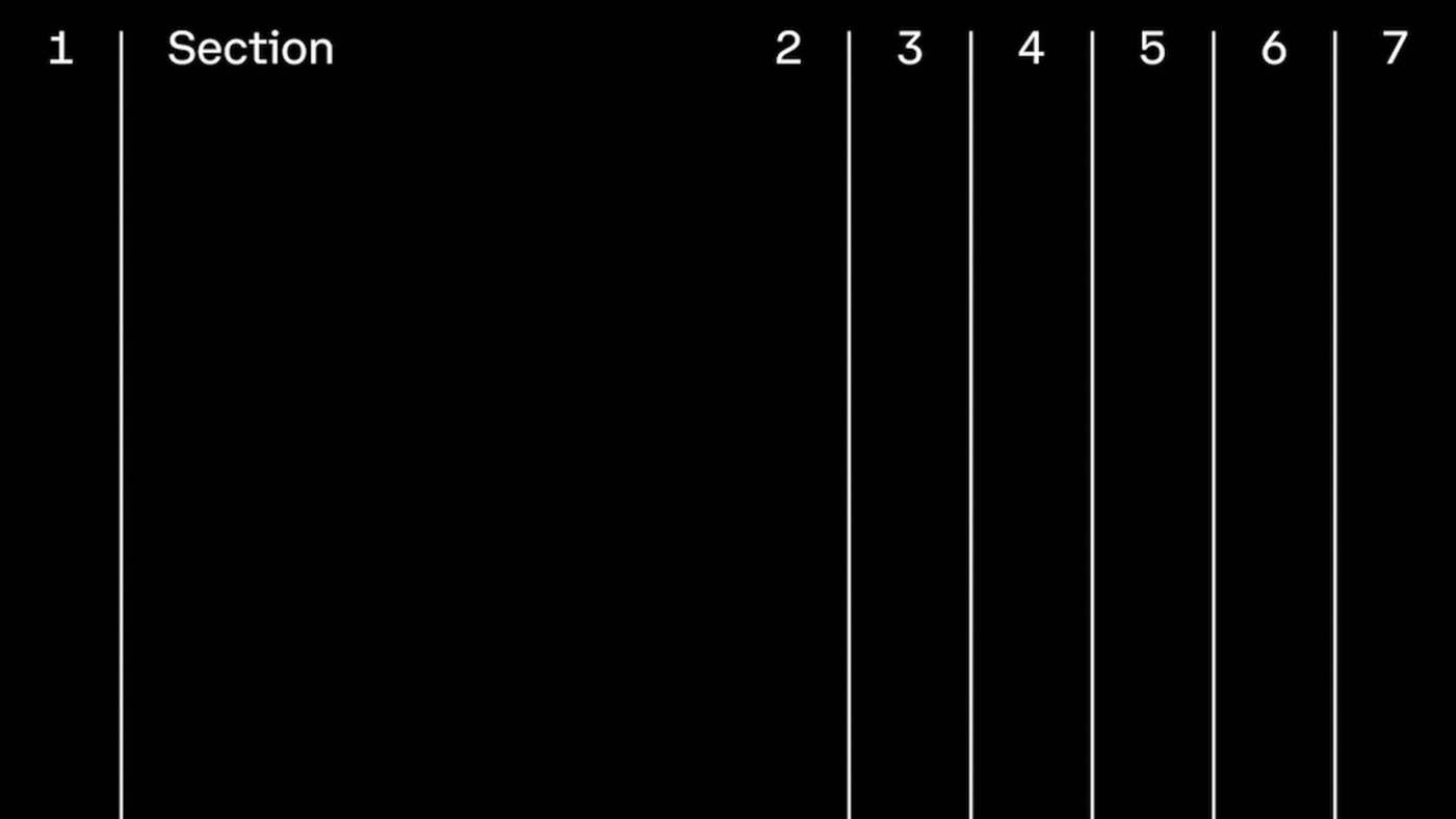 Minimal brutalist data viz, minimal, brutalist, dark