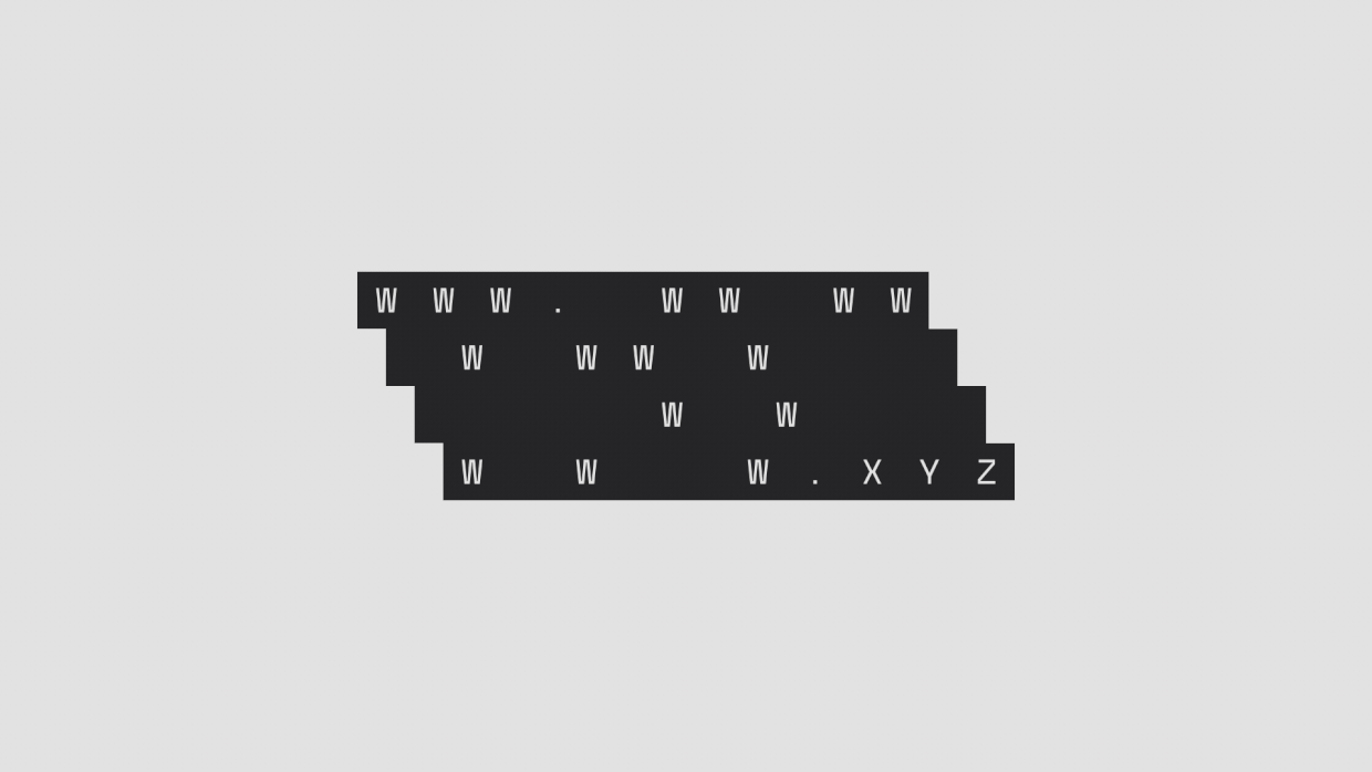 Minimal abstract type specimen, minimal, abstract, dark