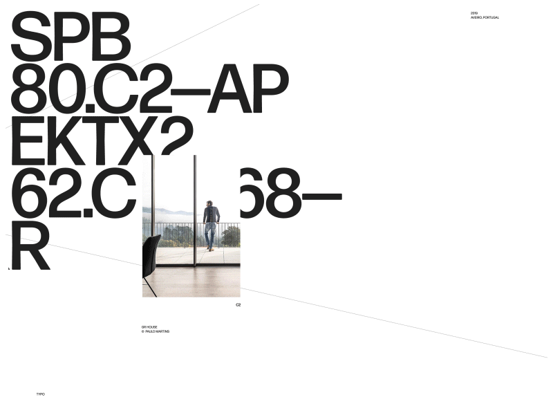 Minimal geometric type specimen, minimal, geometric, dark