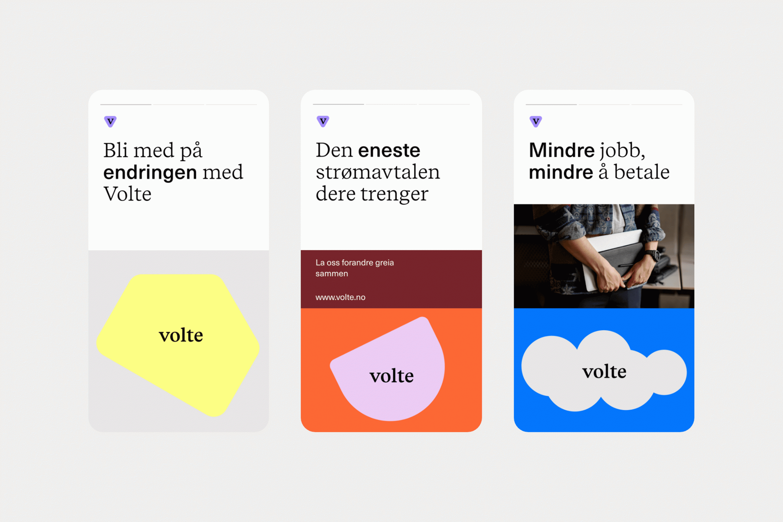 12-panel conference event grid with bold color blocking, flat, geometric, dark