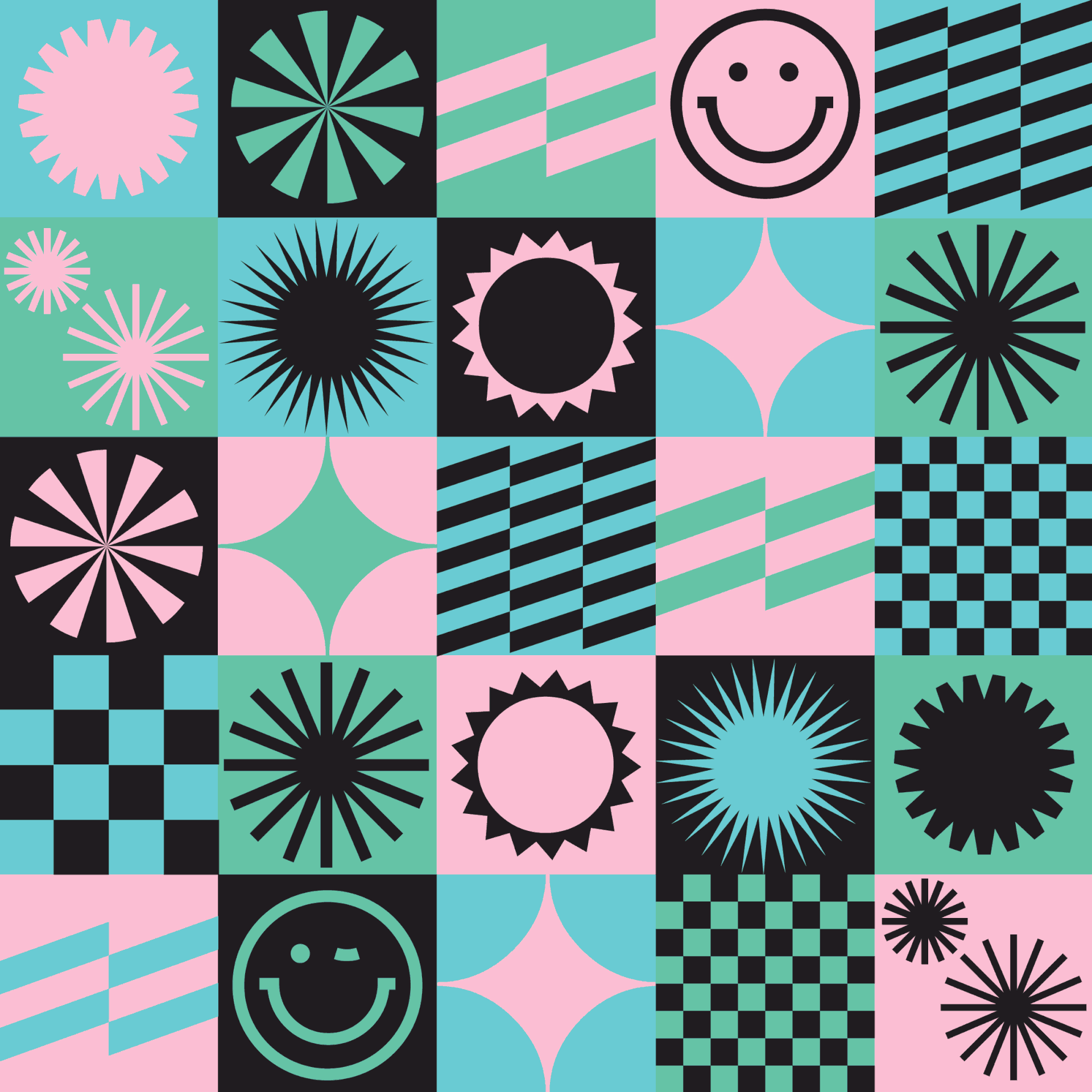 Swiss minimal pattern, swiss, minimal, high-contrast