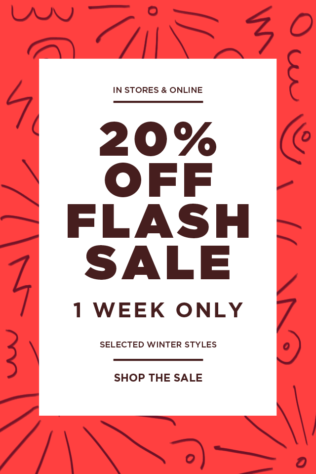 FLASH SALE - LIMITED OFFER, minimal, flat, high-contrast