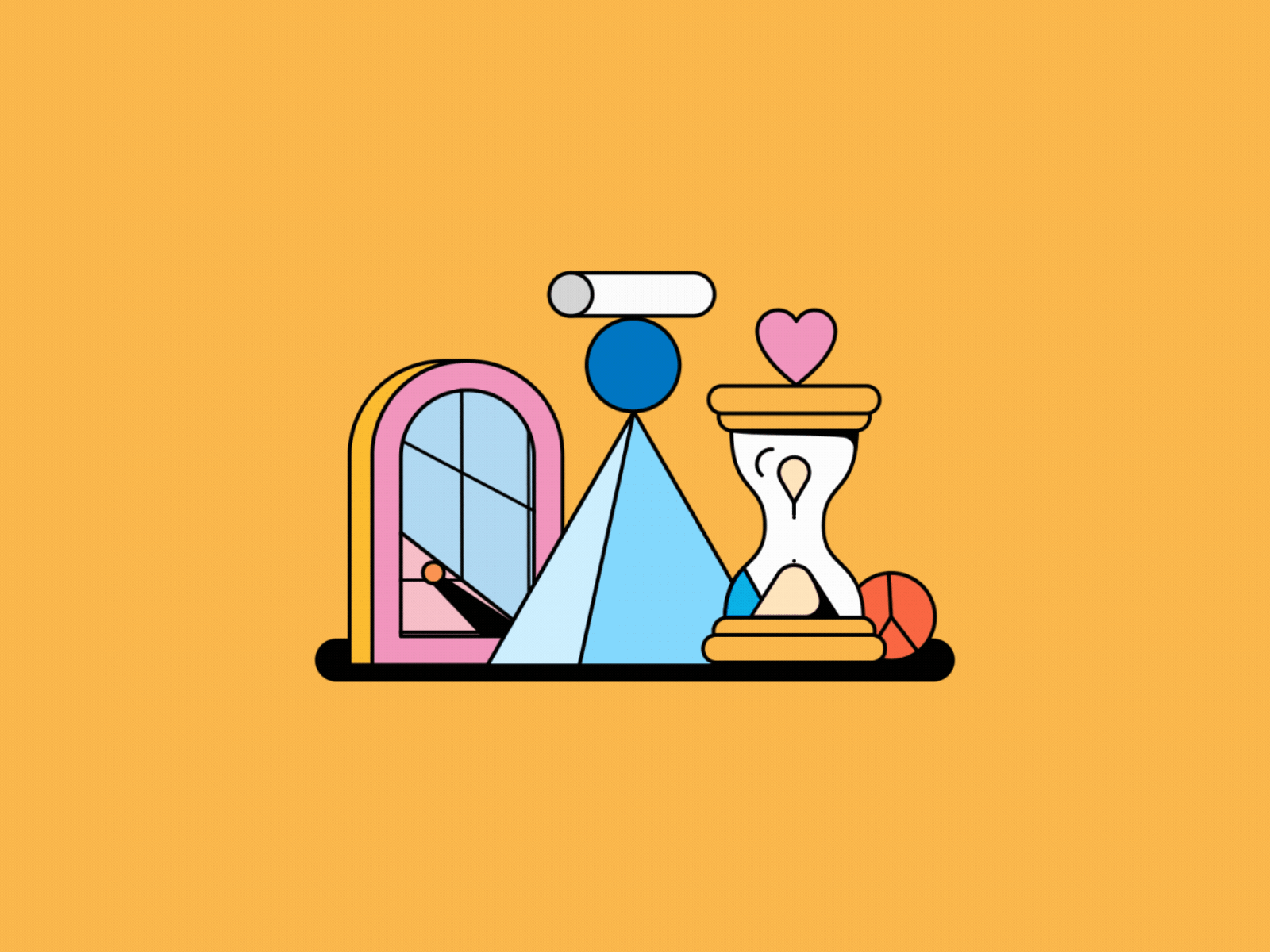 Illustrated flat illustration, illustrated, flat, light