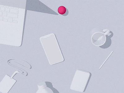 Minimal light-mode 3d render, minimal, light-mode, light