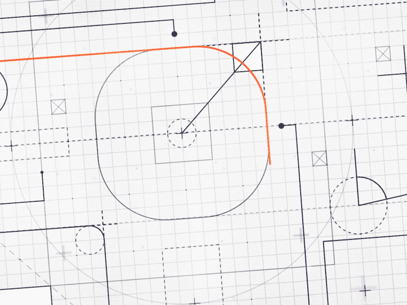 Geometric line-art motion still, geometric, line-art, light