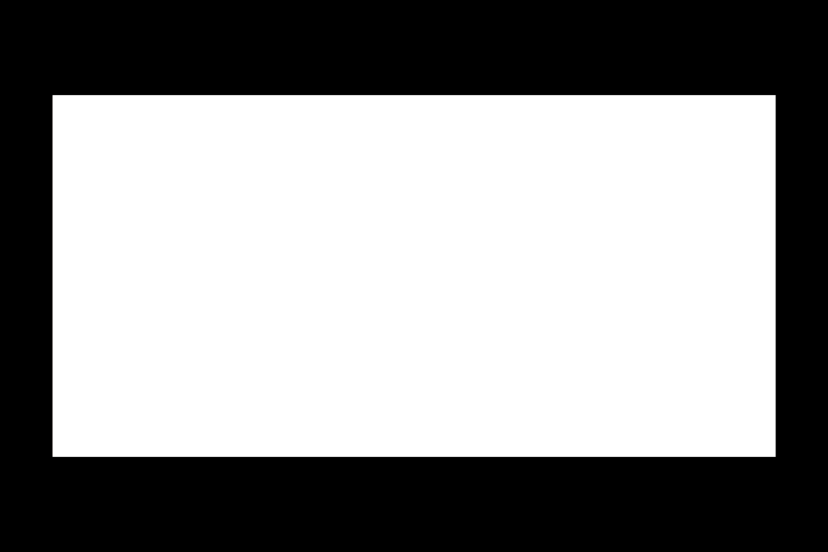 Stark white-on-black rectangle, minimal, geometric, dark