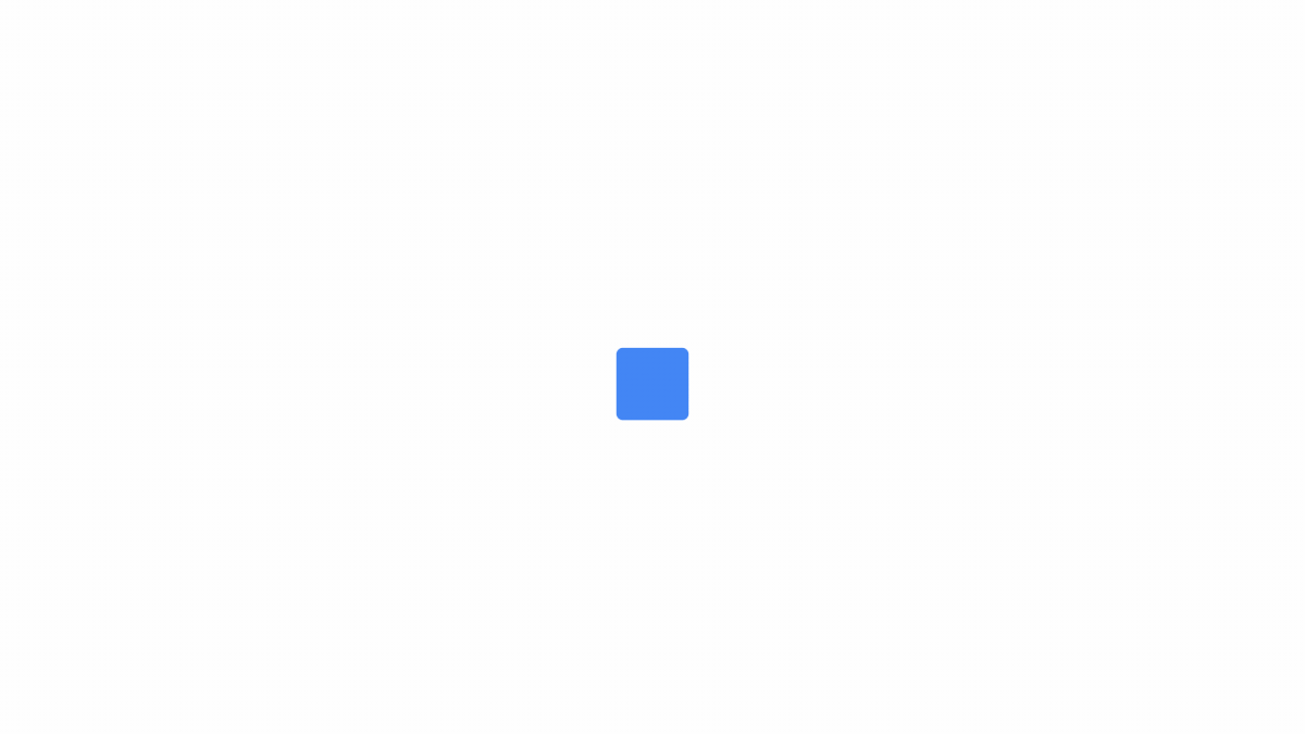 Centered blue square minimal composition, minimal, geometric, cool
